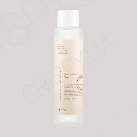 Тонер для проблемної шкіри Ottie Blemish Clean Toner - 210 мл