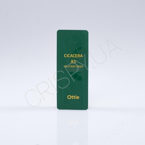 Заспокійливий тонер для обличчя з центеллою Ottie Cicacera 83 Solution Toner - 1 мл