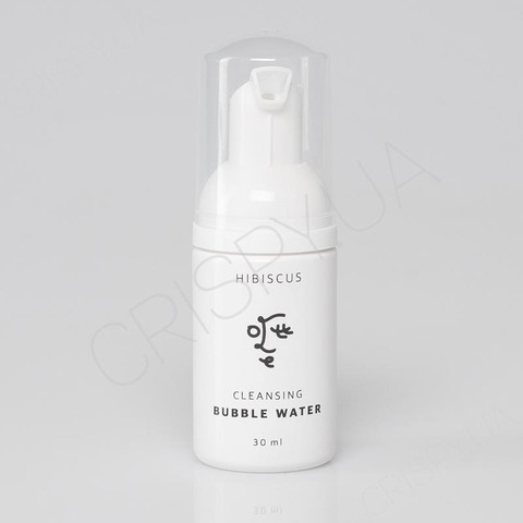 Міні-версія води, що очищає, для обличчя з гібіскусом Ottie Hibiscus Cleansing Bubble Water - 30 мл