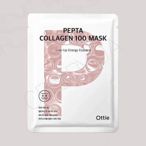 Тканинна маска для обличчя з колагеном Ottie Pepta Collagen 100 Mask - 25 мл