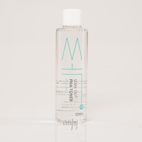 Тонер-пілінг з кислотами Ottie Soak Out PHA Toner - 210 мл
