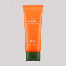 Пінка на основі органічної моркви Ottie Vegan Beta-Carrot Foam Cleanser - 100 мл (модель:6318) Пінка на основі органічної моркви Ottie Vegan Beta-Carrot Foam Cleanser - 100 мл