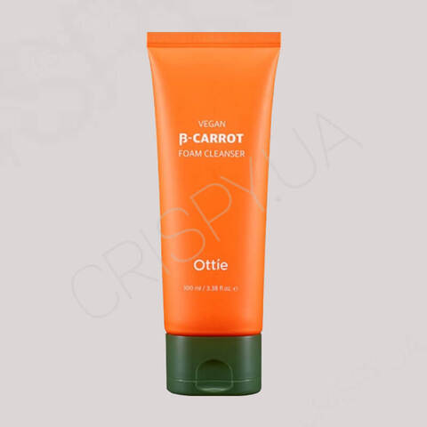 Пінка на основі органічної моркви Ottie Vegan Beta-Carrot Foam Cleanser - 100 мл