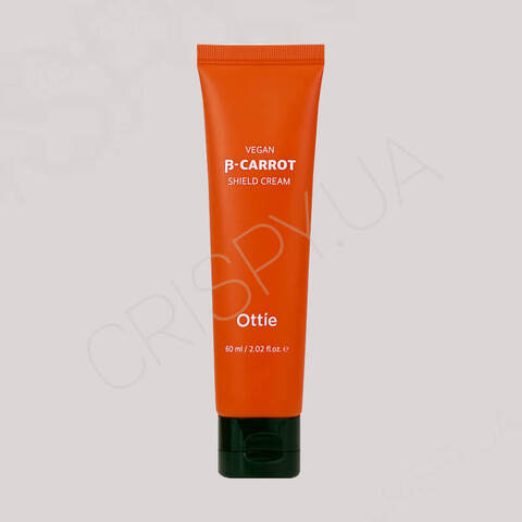 Зміцнюючий крем на основі органічної моркви  Ottie Vegan Beta-Carrot Shield Cream - 60 мл