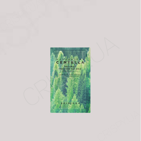 Пробник легкого сонцезахисного молочка SKIN1004 Madagascar Centella Tea-Trica Soothing Sun Milk SPF50+ PA++++ - 1.5 мл