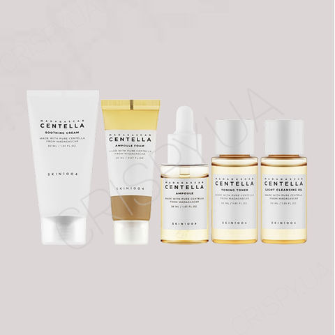 Набір міні-засобів із центеллою азіатською SKIN1004 Madagascar Centella Travel Set - 5 предметів