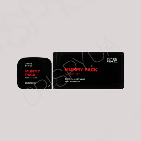 Антивікова ліфтинг-маска з чорним трюфелем SKIN1004 Zombie Beauty Mummy Pack - 8шт*2г + 8шт*3,5мл