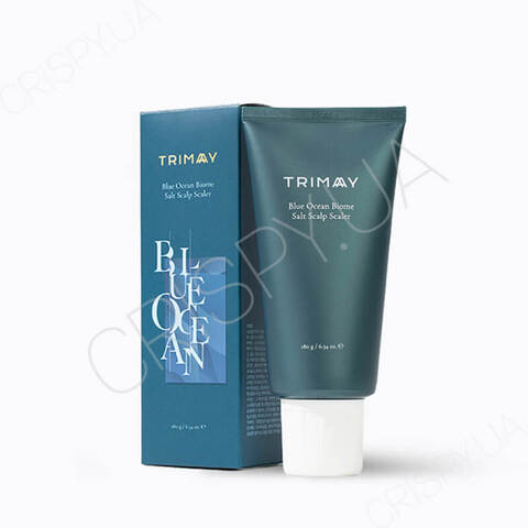 Пілінг для шкіри голови з морською сіллю Trimay Blue Ocean Biome Salt Scalp Scaler - 180 г