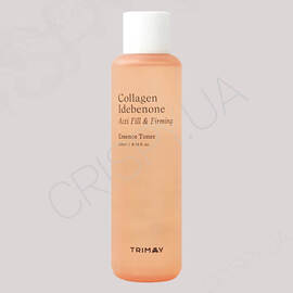 Тонер-есенція з колагеном Trimay Collagen Idebenone Acti Fill & Firming Toner - 200 мл (модель:6254) Тонер-есенція з колагеном Trimay Collagen Idebenone Acti Fill & Firming Toner - 200 мл