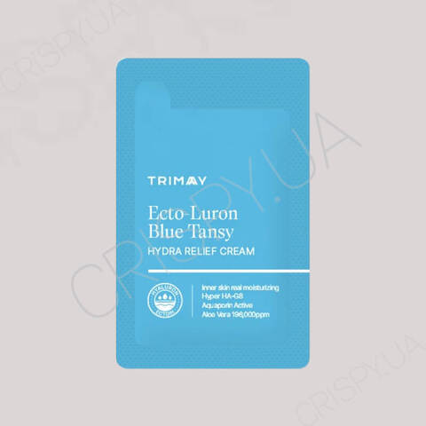 Пробник крему для обличчя з ектоїном Trimay Ecto-Luron Blue Tansy Hydra Relief Cream - 1 мл