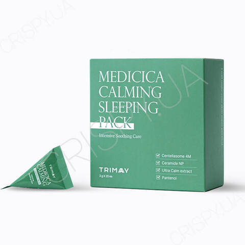 Заспокійлива нічна маска з центеллою Trimay Medicica Calming Sleeping Pack - 20*3 мл
