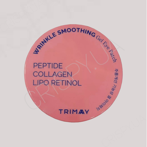 Патчі для повік проти зморшок з колагеном пептидами і ретинолом Trimay Wrinkle Smoothing Gel Eye Patch - 60 шт.